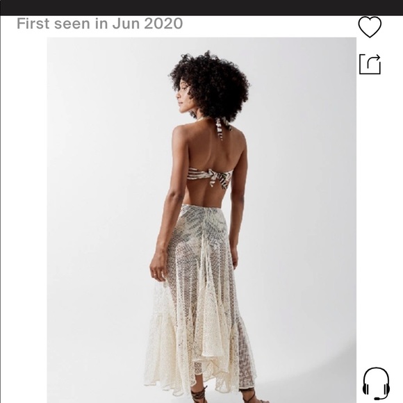 Patbo Palmeira Netted Beach Dress Nwt 